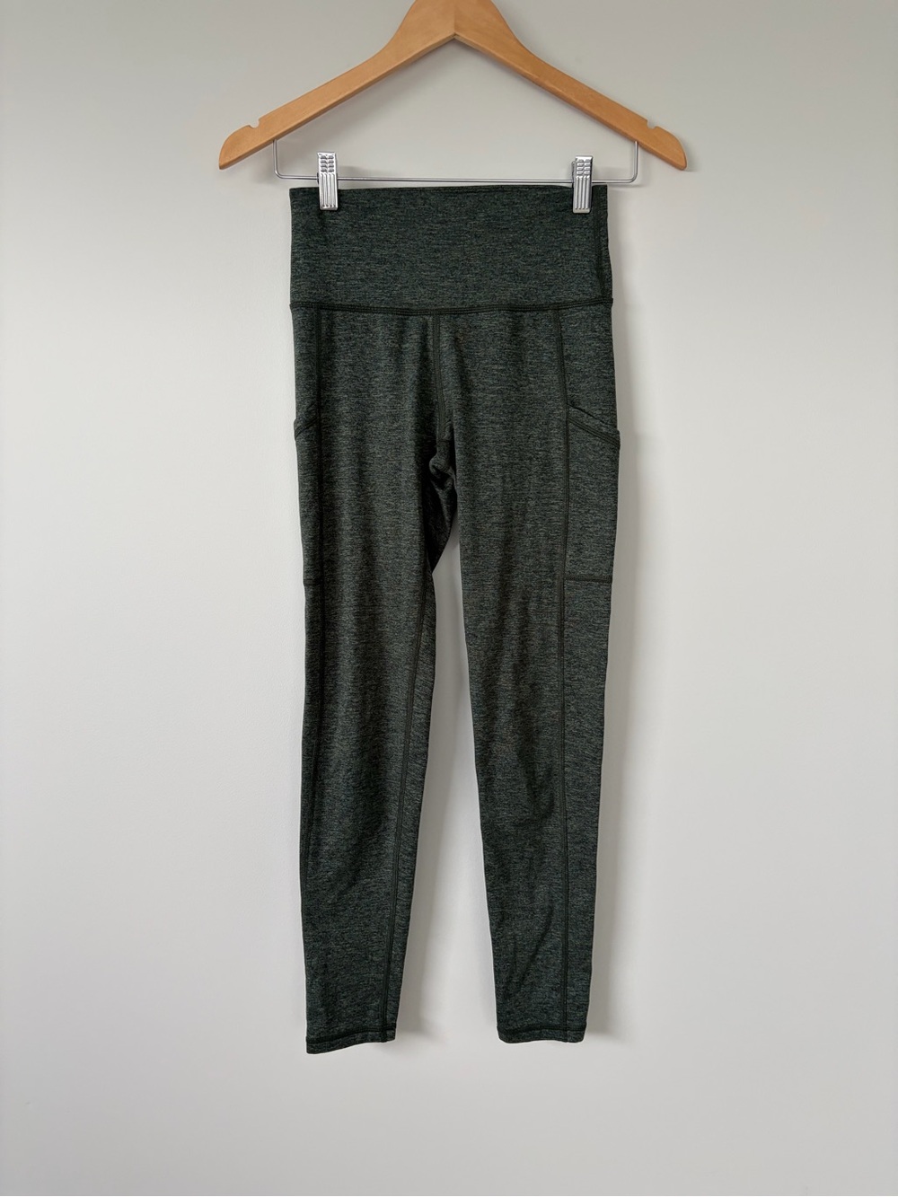 Aerie High-Waisted Olive Green Leggings